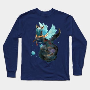 Galaxy Cat Dragon Long Sleeve T-Shirt